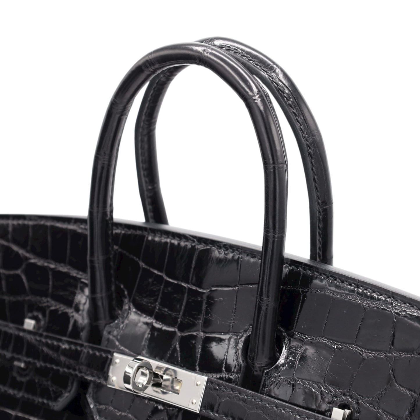 バーキン25　ニロティカス　ブラック　SS　D刻印