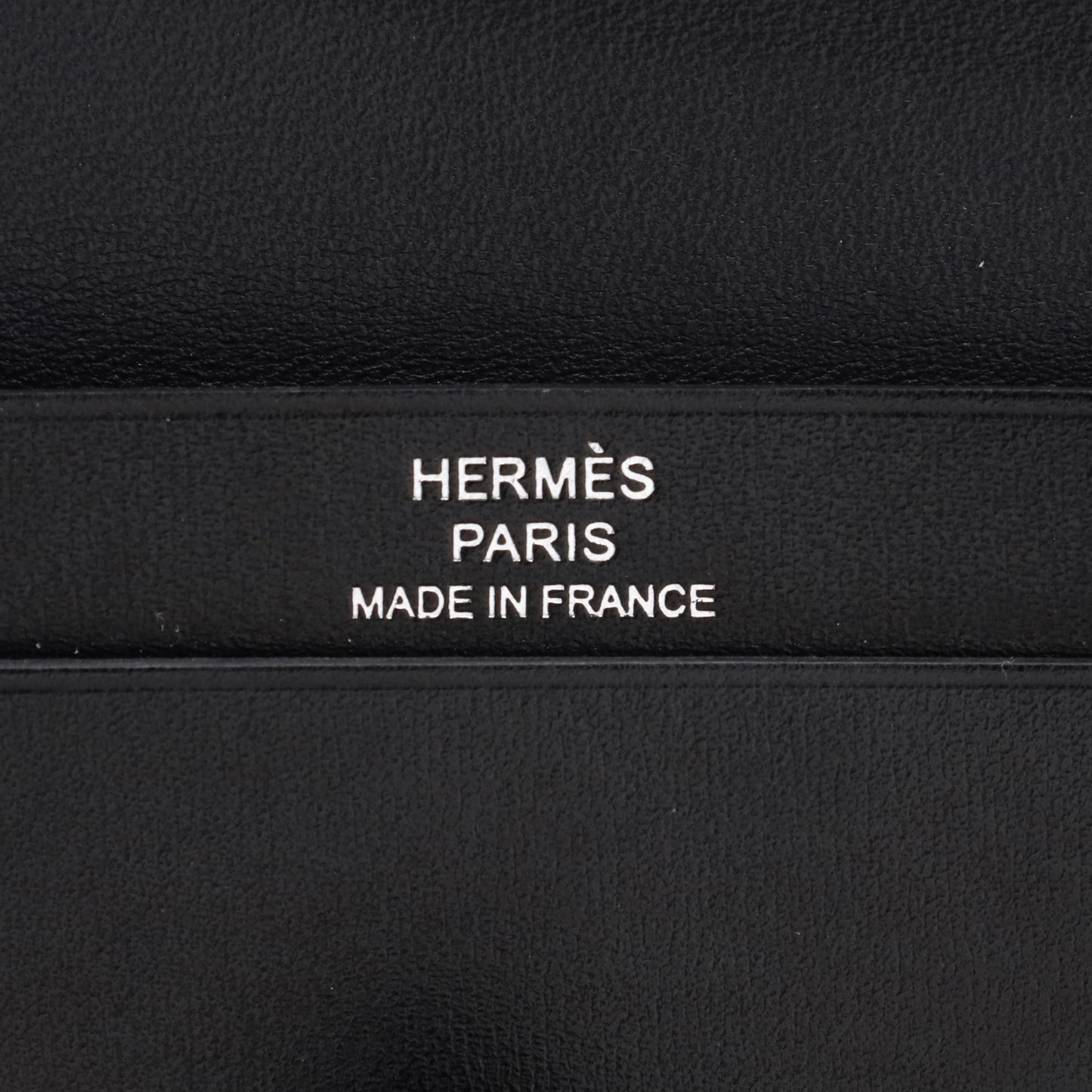 ベアン　カードケース　ボックスカーフ　ソーブラック　B刻印