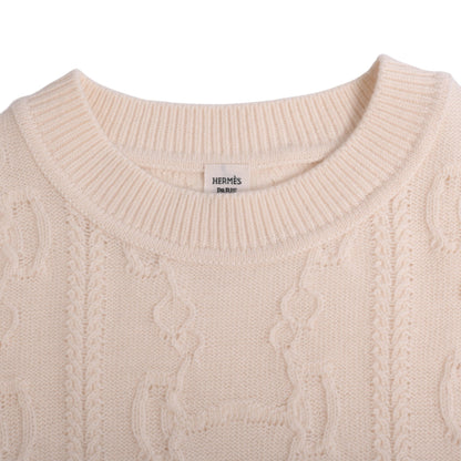 半袖针织羊毛白色42