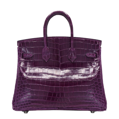 Birkin 25 尼罗紫水晶 SS XStamp