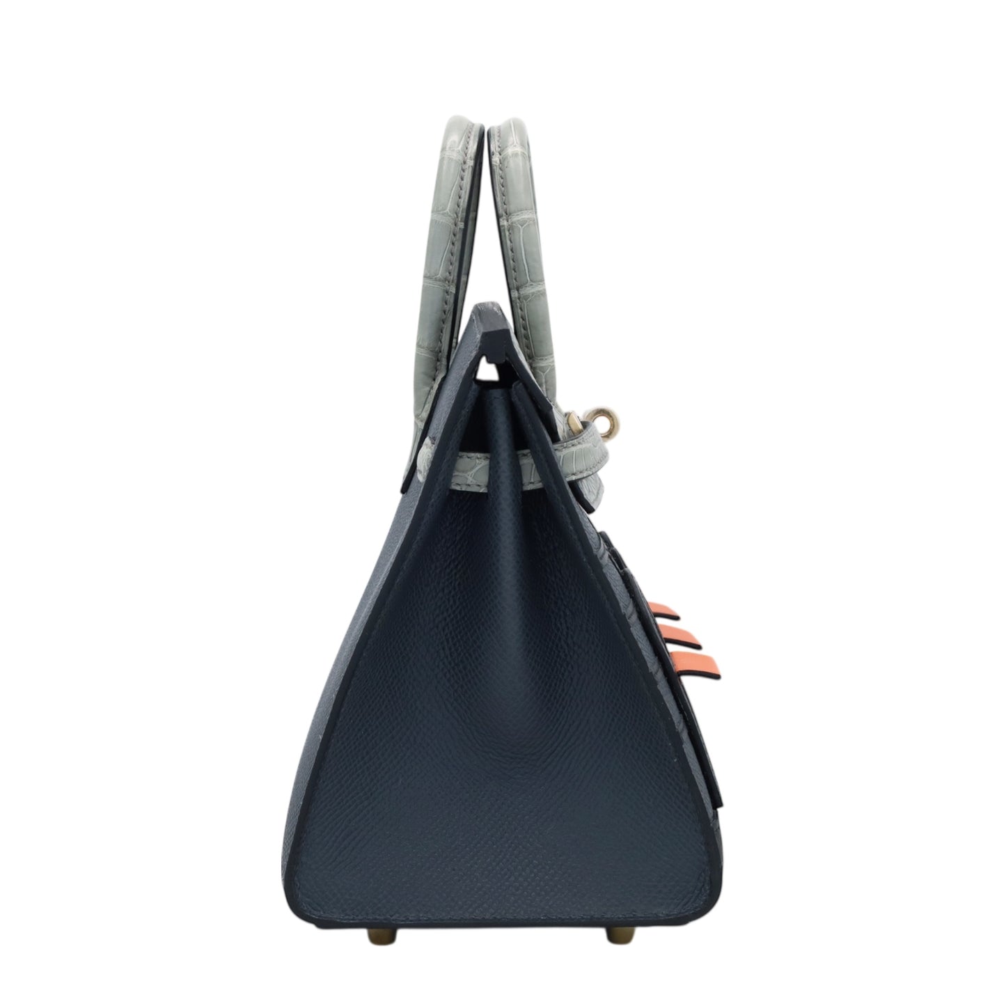 バーキン20　セリエ　フォーブル　ミッドナイト　アリゲーター　ヴォースイフト　ヴォーエプソン　グリミスティ　グリシマン　ブラック　オレンジ　シャンパンゴールド金具　K刻印