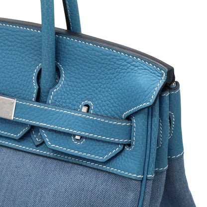 バーキン30　トワルジーン　トゴ　ブルージーン　SS　□J刻印