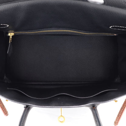 バーキン30　ヴァッシュリエージュ　ブラック　ノアゼット　GP　□K刻印