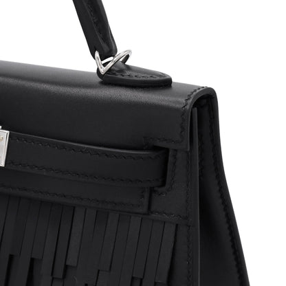 Mini Kelly 2 Panpille Box Lustre Tatterakt Sombrero Black SS G stamp