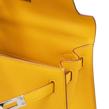 Kelly 25 Vaux Epson Jaune Ambre SS C刻印