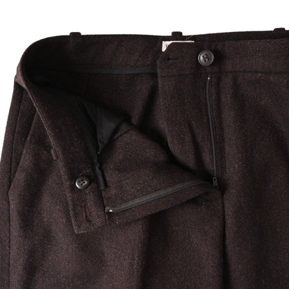 セットアップ　ウール混　ブラウン　40