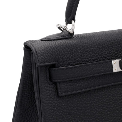 Kelly 25 Togo Black SS K stamp