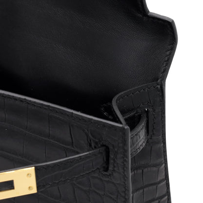 ミニケリー2　アリゲーターマット　ブラック　GP　W刻印