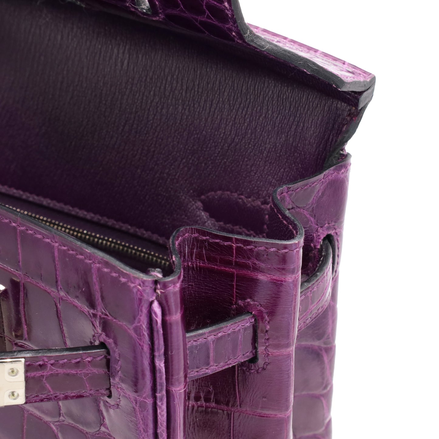 Birkin 25 尼罗紫水晶 SS XStamp