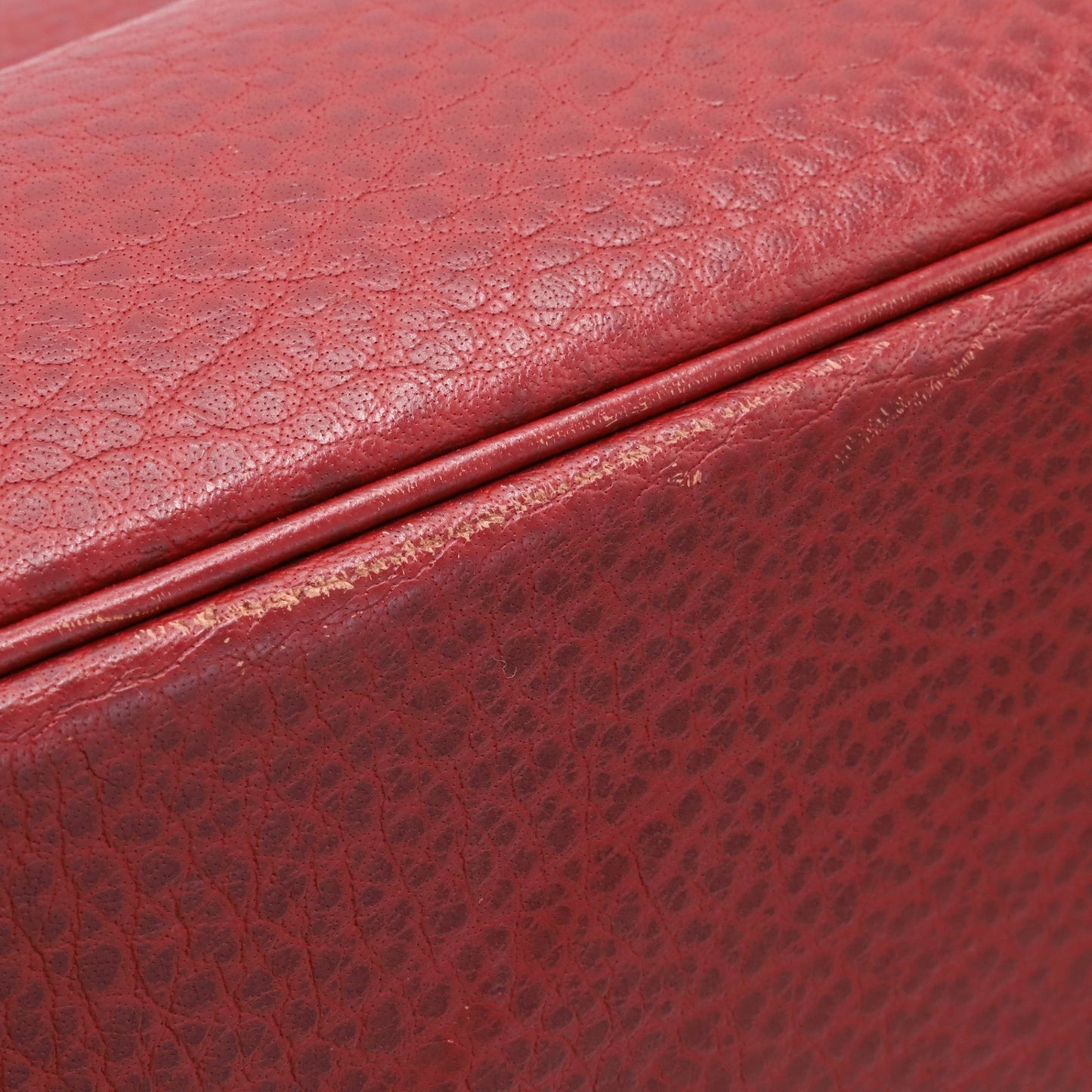 Birkin 45 Long Shoulder Buffle Skipper Rouge Ash SS □DStamp