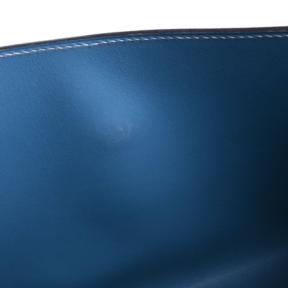 ポシェットリオ　ボックスカーフ　ブルージーン　SS　□B刻印