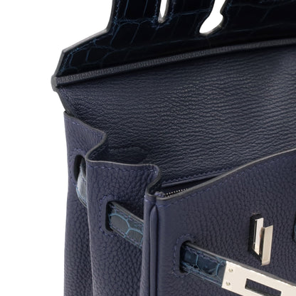 バーキン25　タッチ　トゴ　ニロティカス　ブルーニュイ　SS　Y刻印