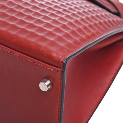 Kelly 32 Dewitch Waffle Box Calf Rouge Ash SS □G engraved