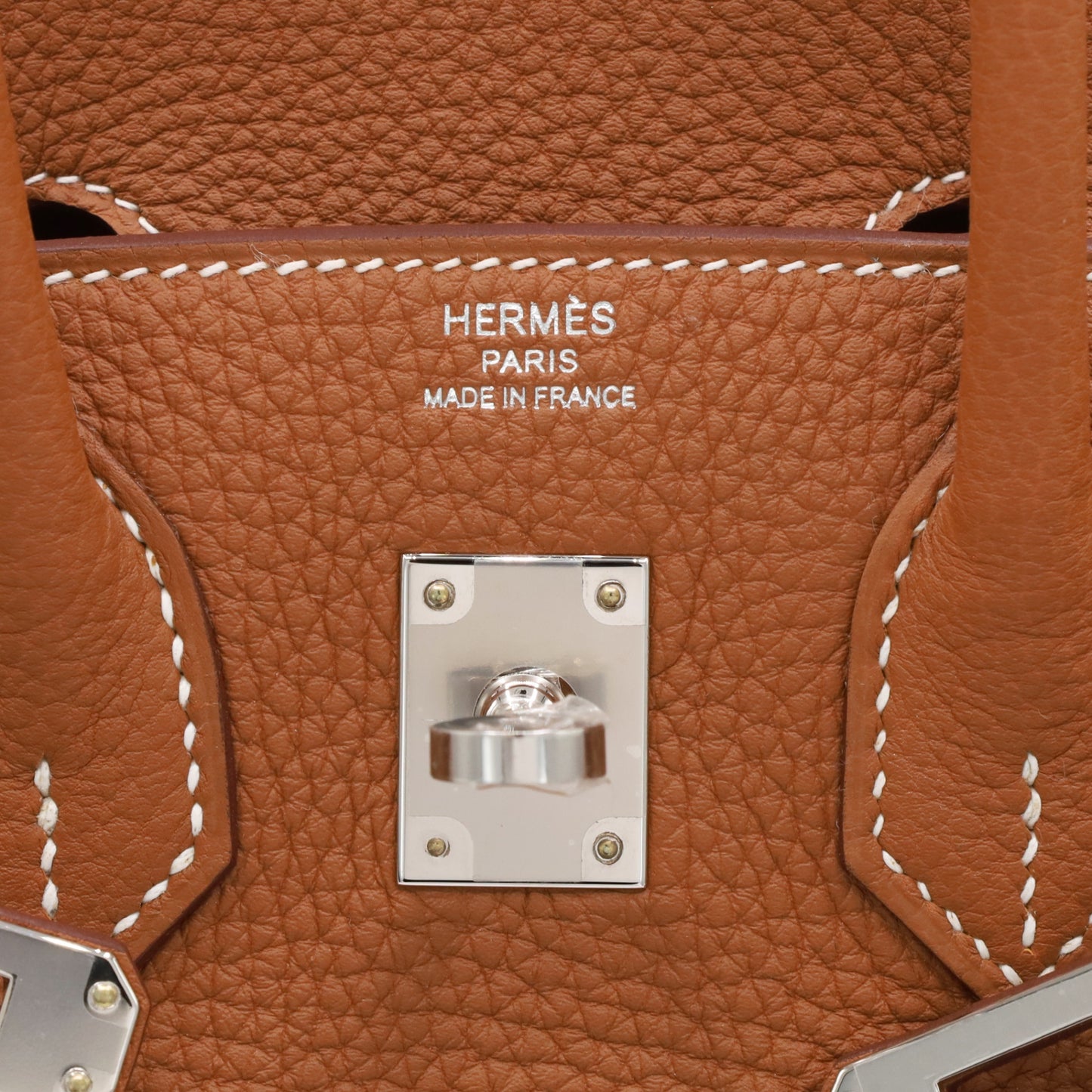 Birkin 25 Togo Gold SS KStamp