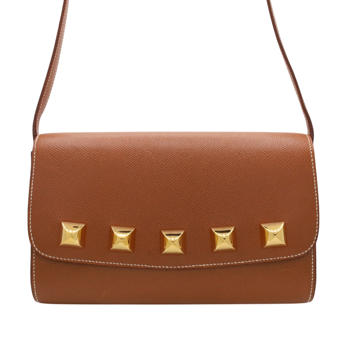 Doggy Medor Shoulder Bag Couchevel Gold GP 〇WStamp