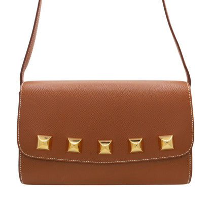 Doggy Medor Shoulder Bag Couchevel Gold GP 〇WStamp