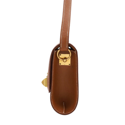 Doggy Medor Shoulder Bag Couchevel Gold GP 〇WStamp
