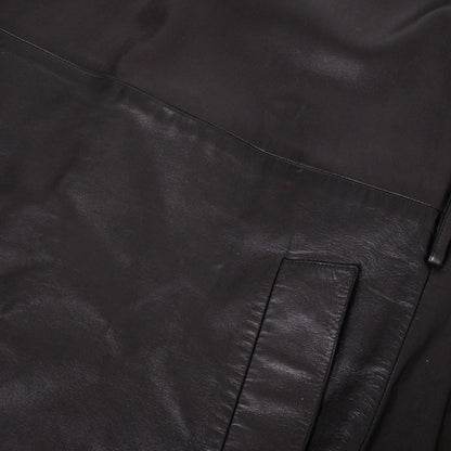 ベルテッドコート　ラム　ブラック　38