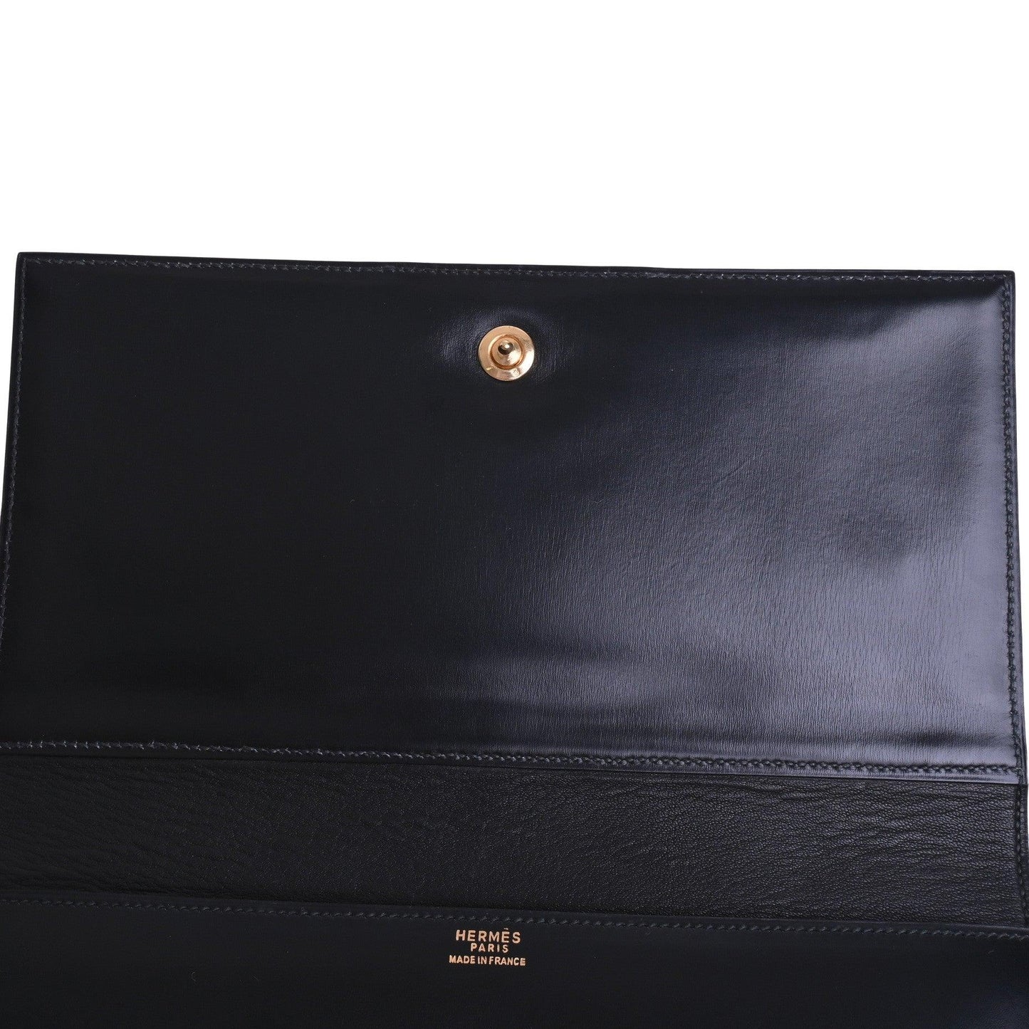 ヴィンテージクラッチ　ボックスカーフ　ブラック　GP　〇J刻印