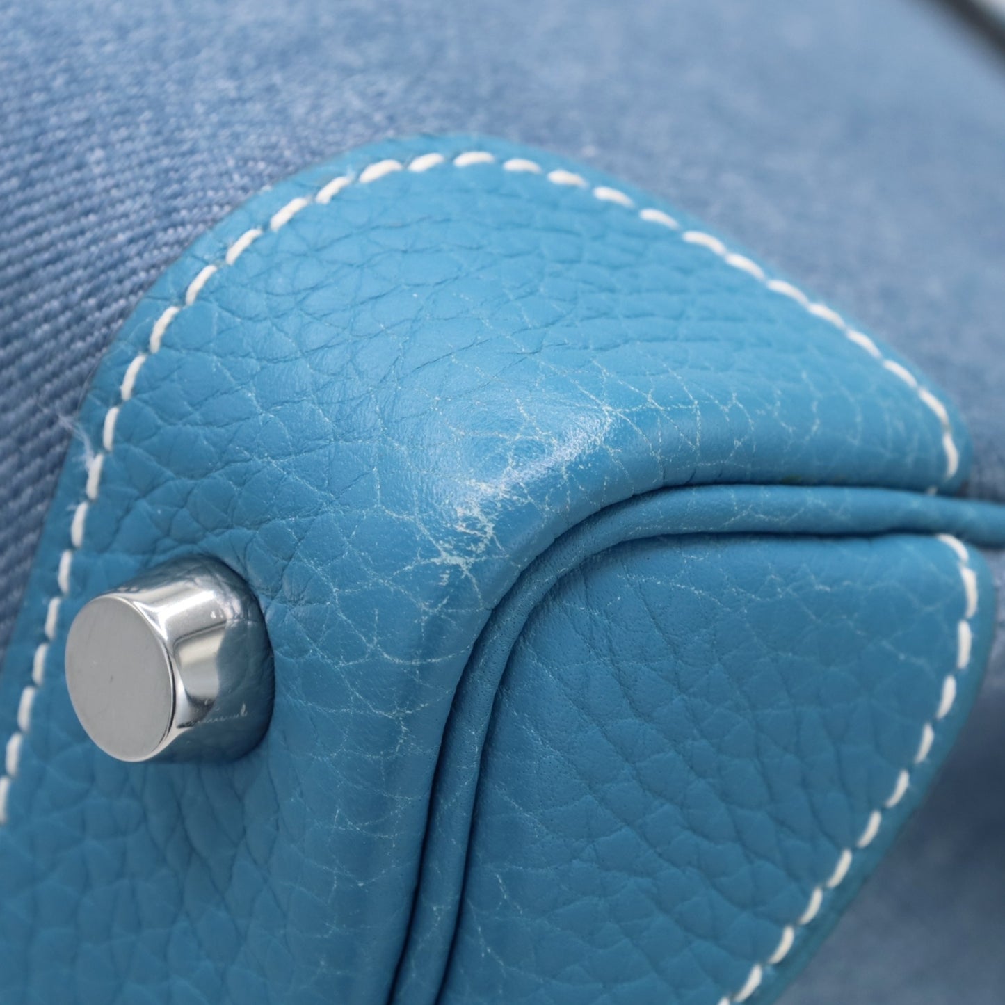 バーキン30　トワルジーン　トゴ　ブルージーン　SS　□J刻印