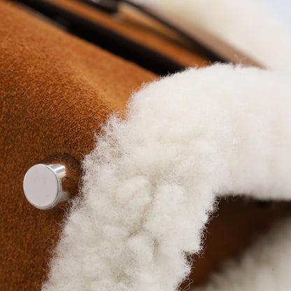 Mini Kelly 2 Teddy Vaux Swift Mouton Grizzly Chamois Ecru Arzan SS B stamp