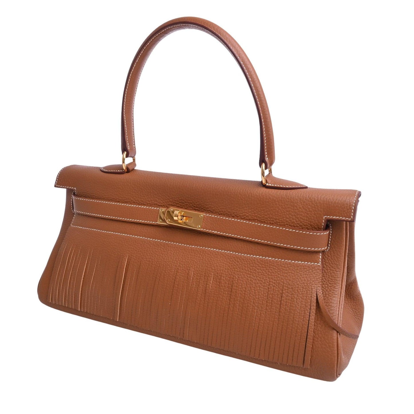 Shoulder Kelly Fringe Torillon Clemence Gold GP □M engraved