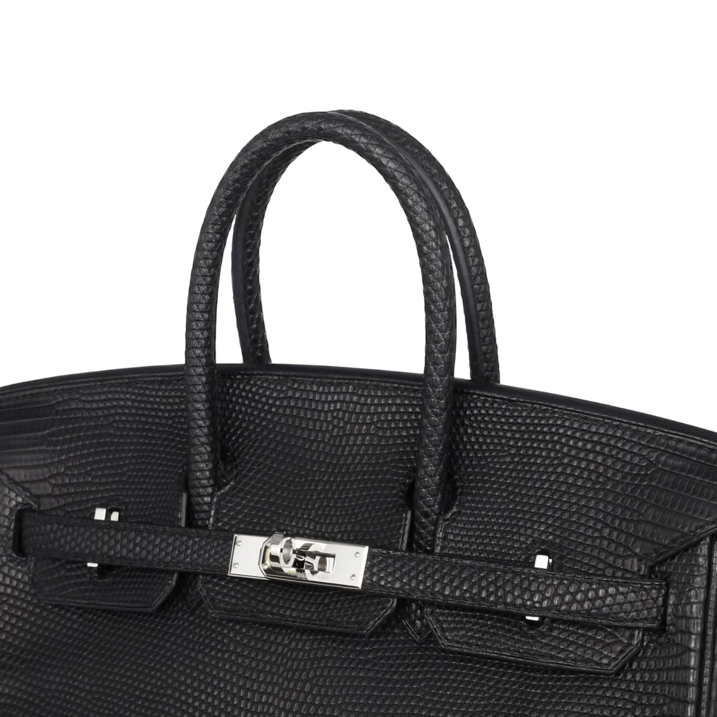 Birkin 25 Lizard Black SS □MStamp
