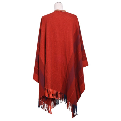 ロカバール　カシミヤ混　カーフ　レッド