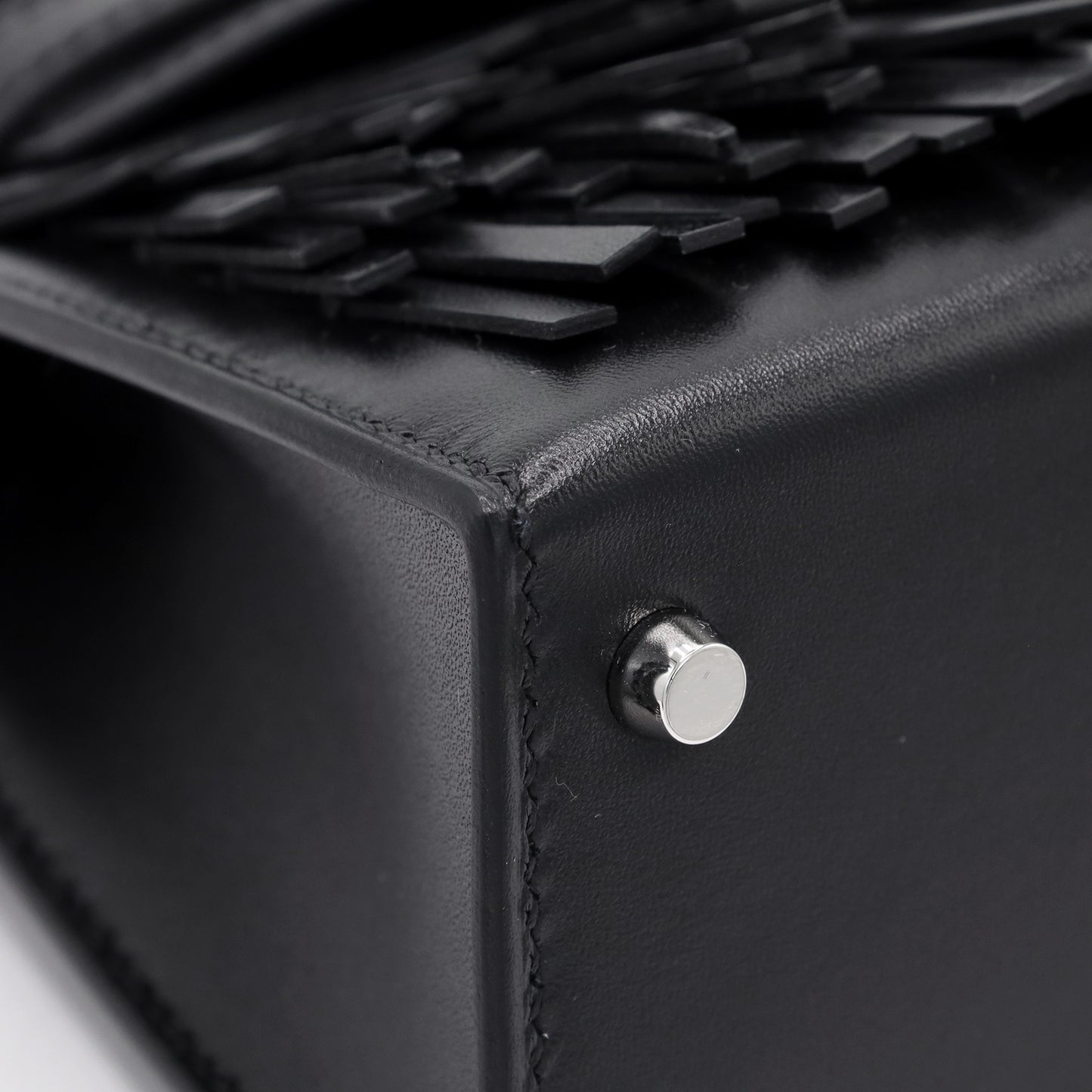 Mini Kelly 2 Panpille Box Lustre Tatterakt Sombrero Black SS G stamp