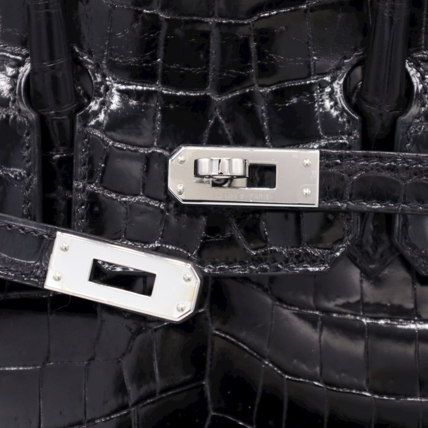 バーキン25　ニロティカス　ブラック　SS　D刻印