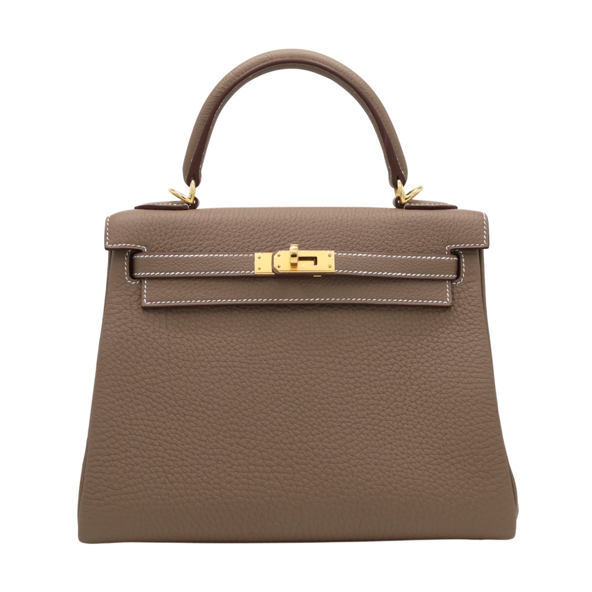 HERMES ケリー25 トゴ エトゥープ GP K刻印 – LALÙE
