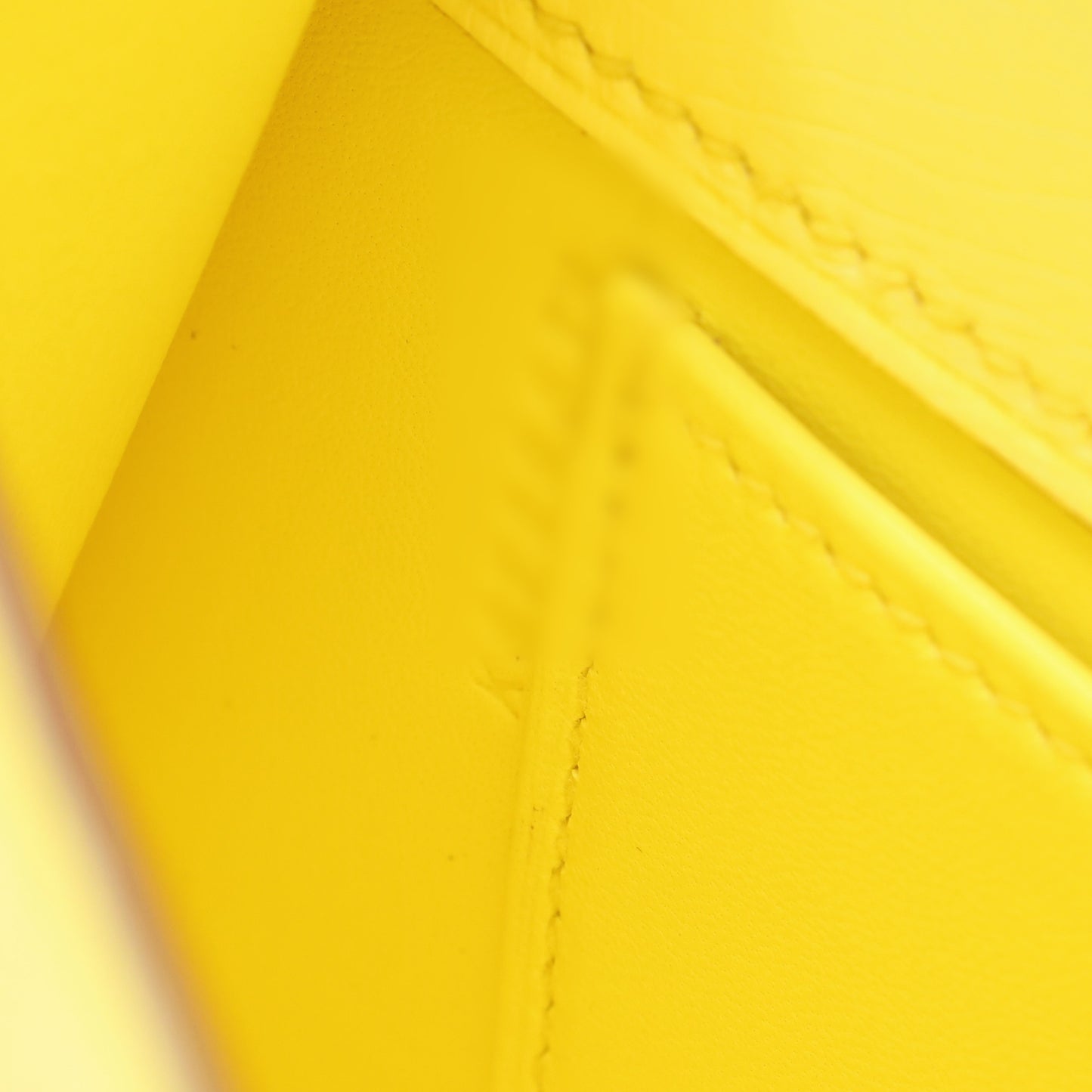 ポシェットケリー　オーストリッチ　ジョーヌシトロン　SS　K刻印