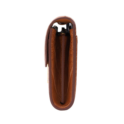 Constance Long to Go Alligator Matte Gold GP BStamp