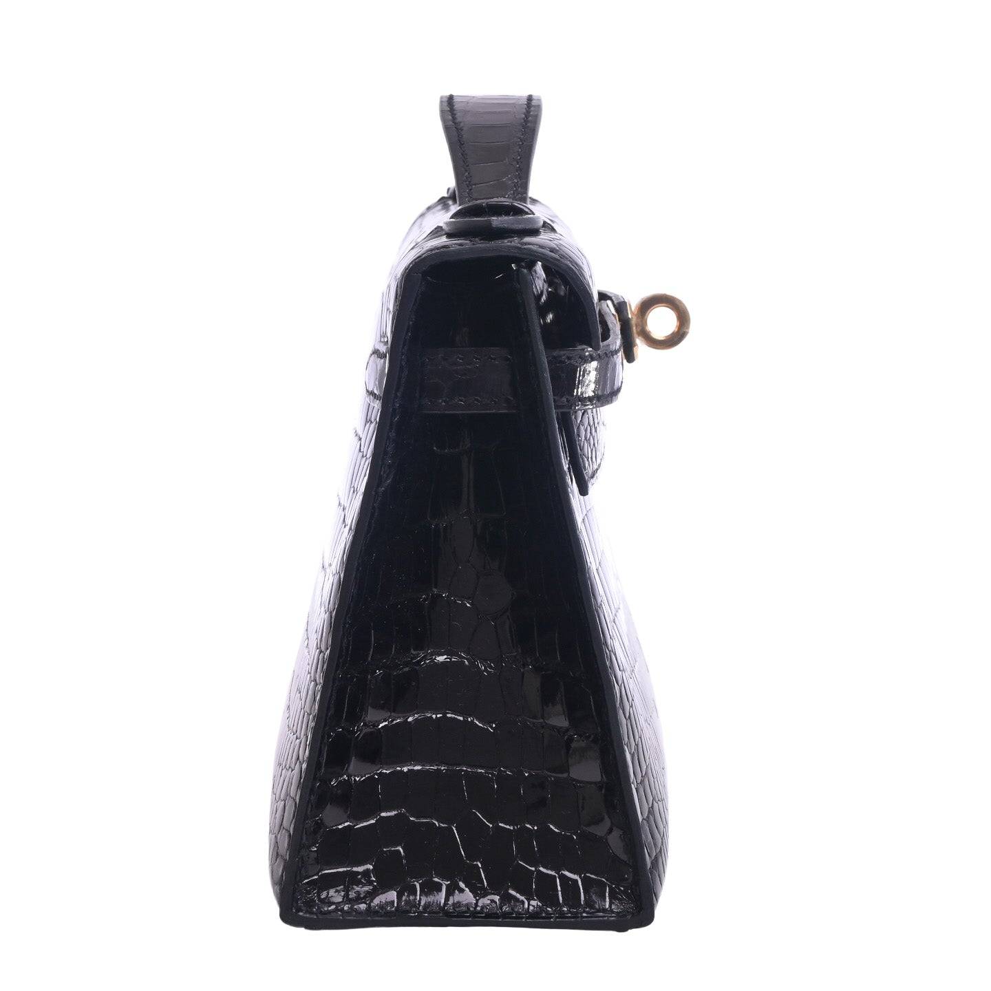 Pochette Kelly Polosus Black GP B engraved