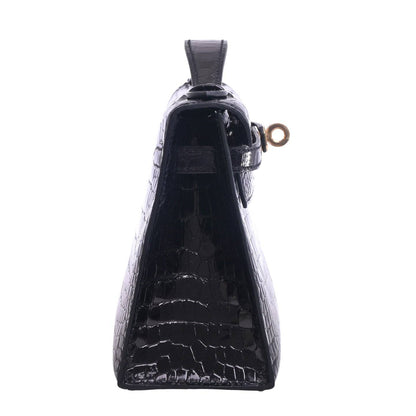 Pochette Kelly Polosus Black GP B engraved