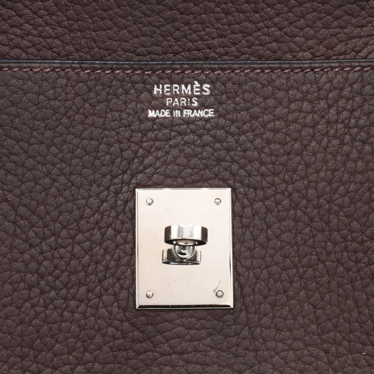 Birkin 45 Long Shoulder Togo Chocolat SS □D stamp