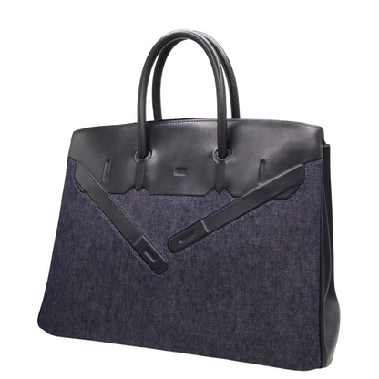 Shadow Birkin 35VeauBarenia Denim Black SS □NStamp