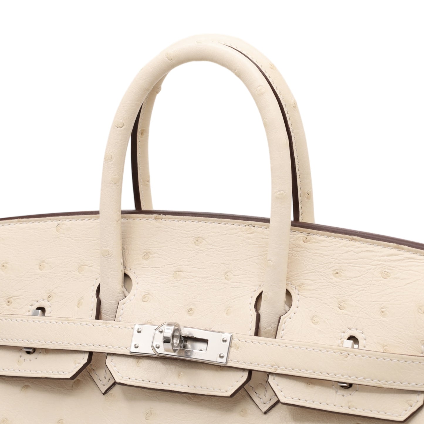 バーキン25　オーストリッチ　ナタ　SS　U刻印