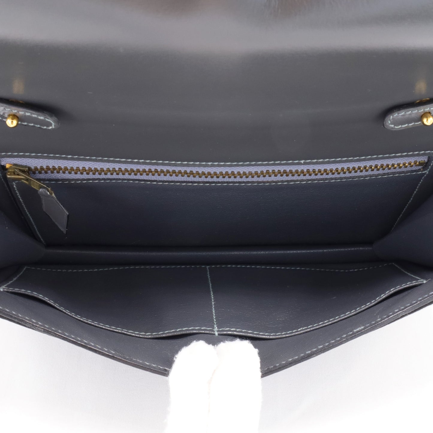 タッセル　ボックスカーフ　グレー　GP　〇O刻印