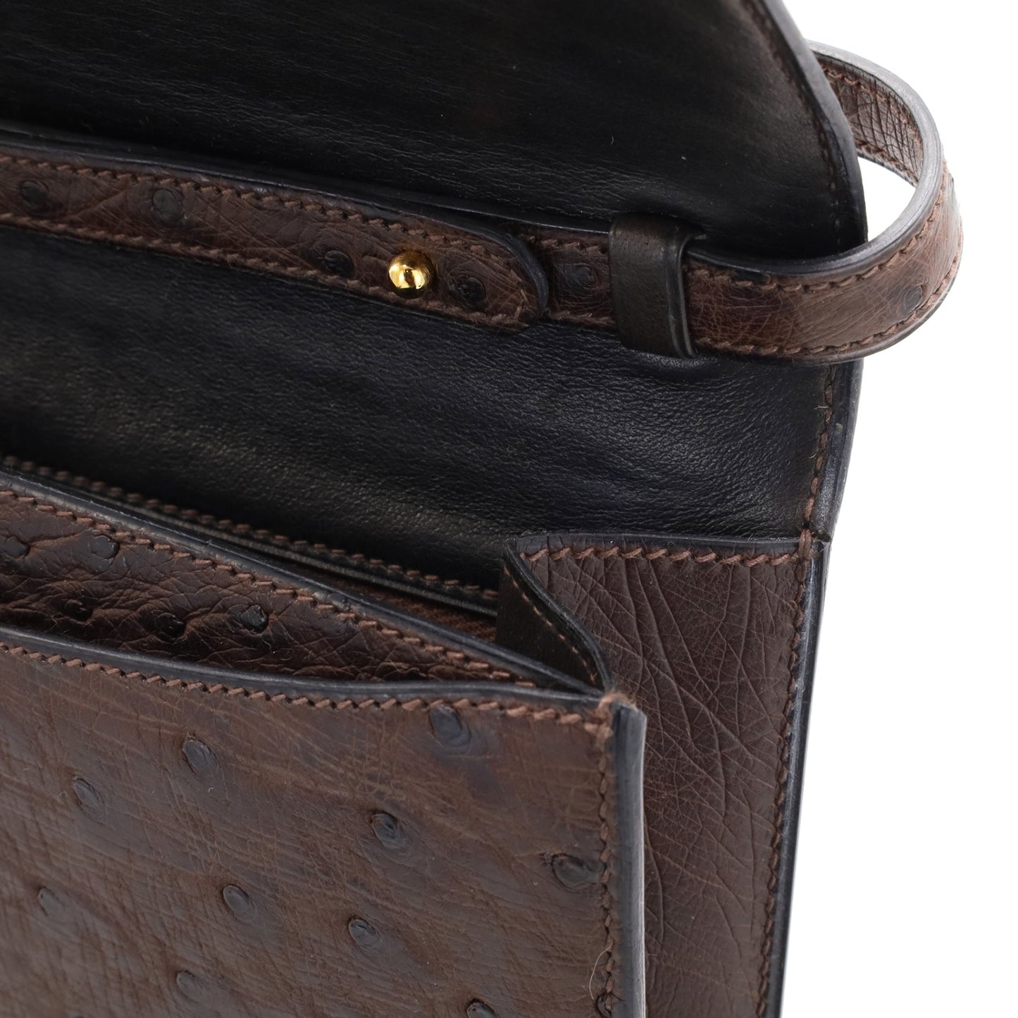 Eugenie Ostrich Brown GP