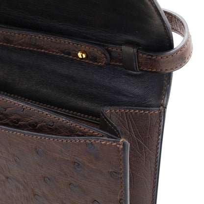 Eugenie Ostrich Brown GP