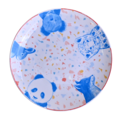 ベビーギフト　アニマル　パスパス　デザートプレート　マルチカラー