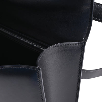 コンスタンス　ボックスカーフ　ブラック　SS　□E刻印