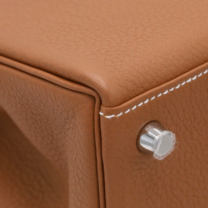 Kelly 25 Togo Gold SS W engraved