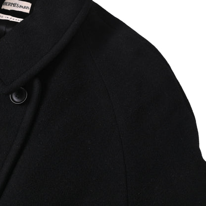 ベルテッドコート　カシミヤ　ブラック　40