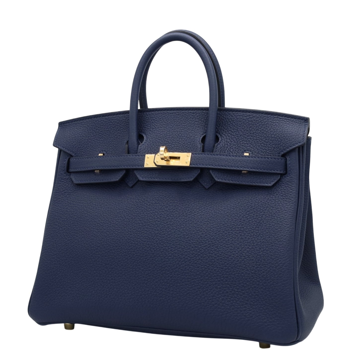 バーキン25　トゴ　ブルーアビス　GP　K刻印