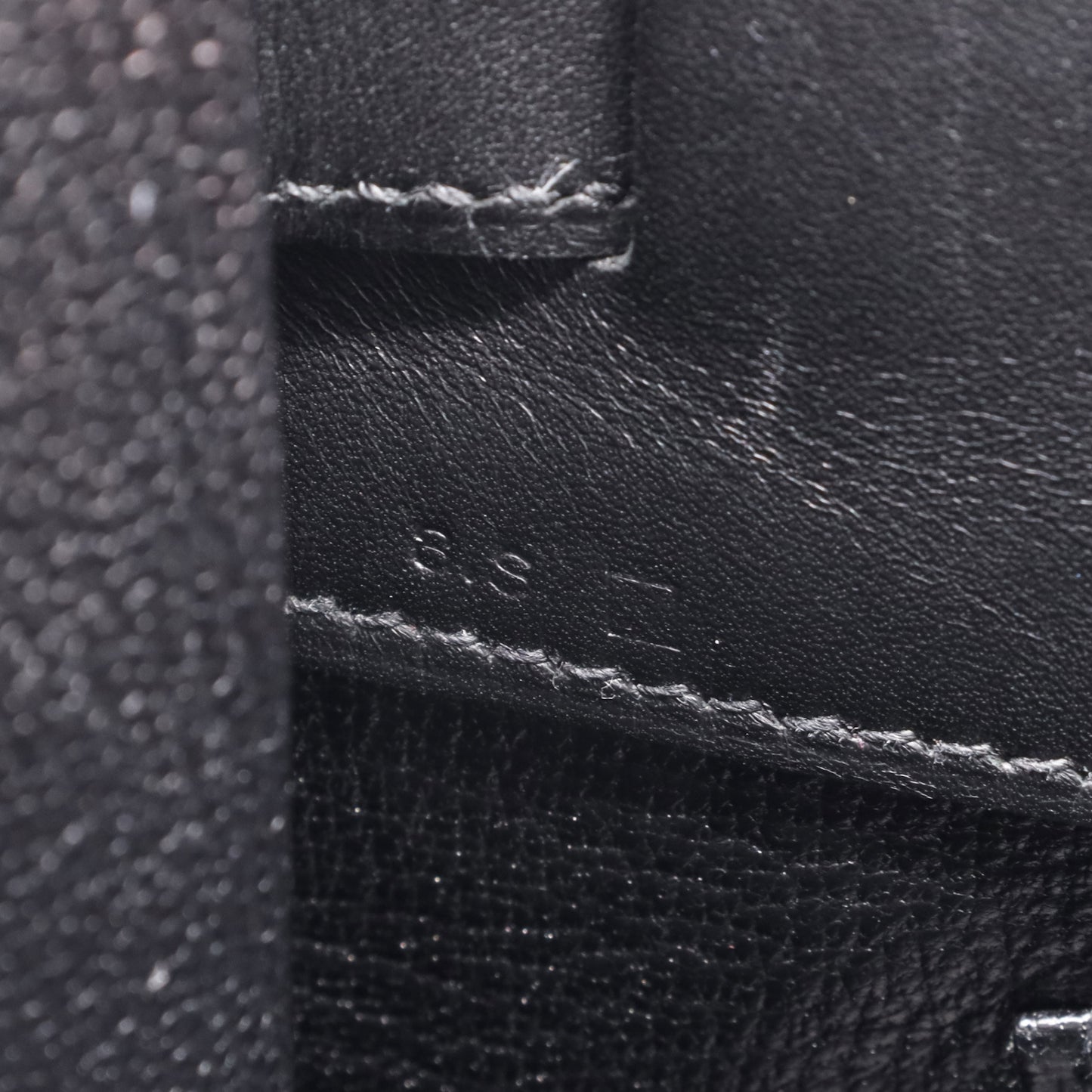 Shadow Birkin 35 Vaux Barenia 牛仔布黑色 SS □N 印章