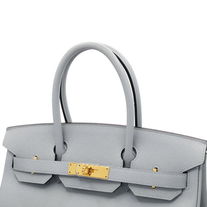 Birkin 30 Vaud Epson Blue Gracie GP X engraved