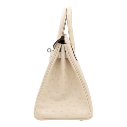 バーキン25　オーストリッチ　ナタ　SS　U刻印