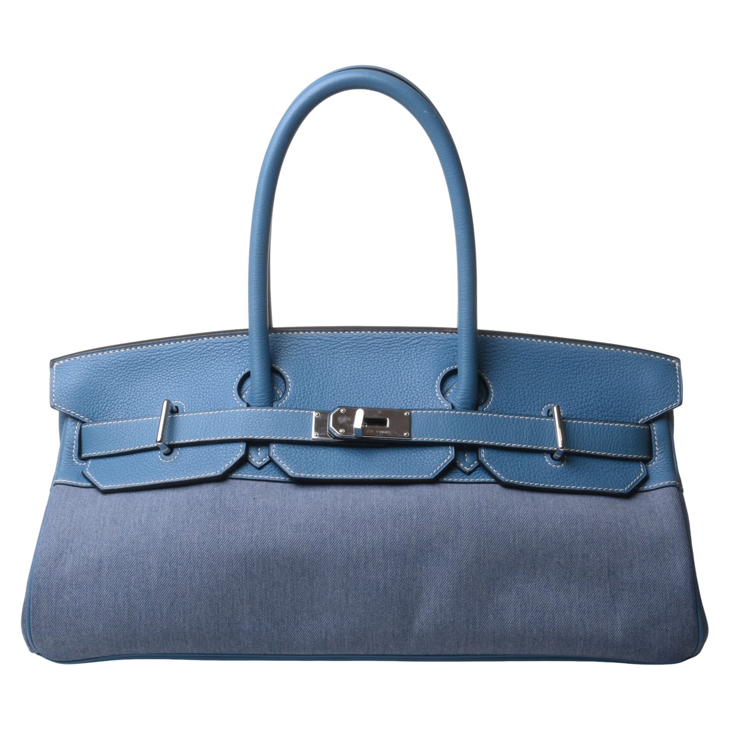 Shoulder Birkin Tiyoon Lemance Denim Blue Gene SS □ K engraved